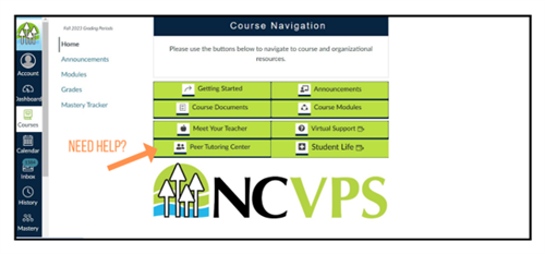 NCVPS Peer Tutoring Center